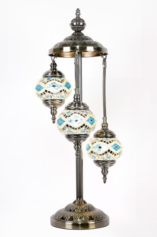 Turkish Mosaic Electric Lamp - 75cm - Version 7