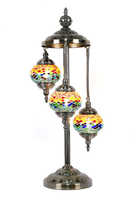 Turkish Mosaic Electric Lamp - 75cm - Version 8