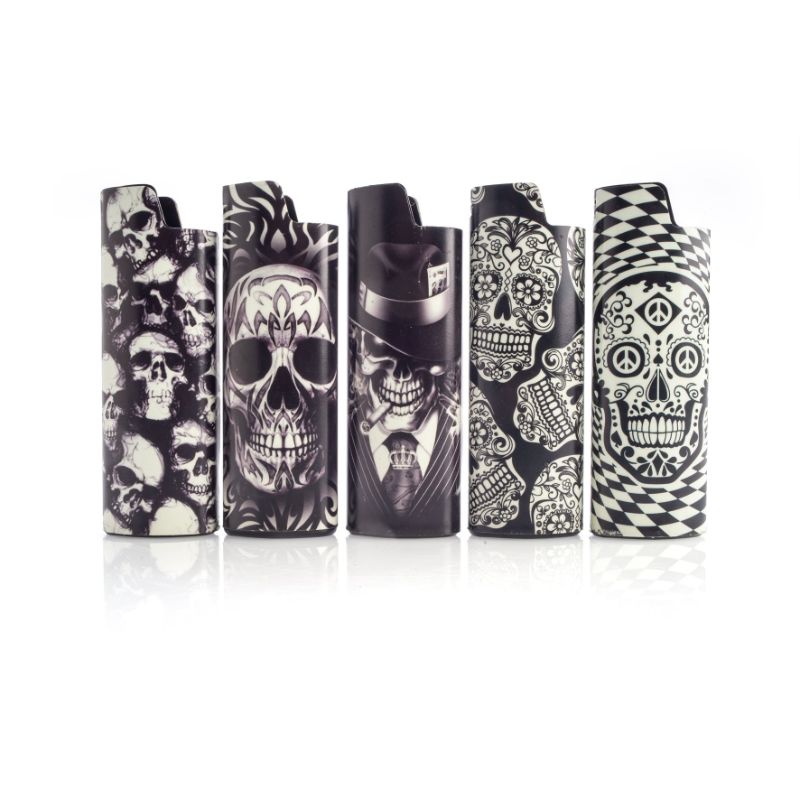 Metal Lighter Case - Smokezilla Glow in the Dark (Set of 12 Assorted)