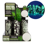 Metal Lighter Case - Smokezilla Glow in the Dark (Set of 12 Assorted)