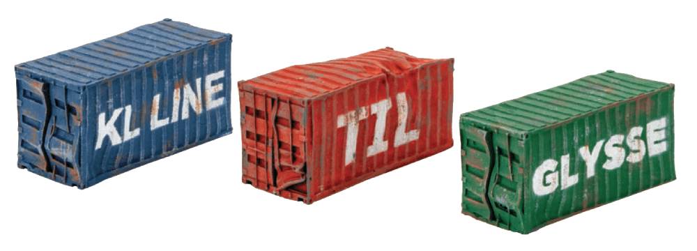 WWIII: Modern Terrain  - Damaged Shipping Containers 20FT