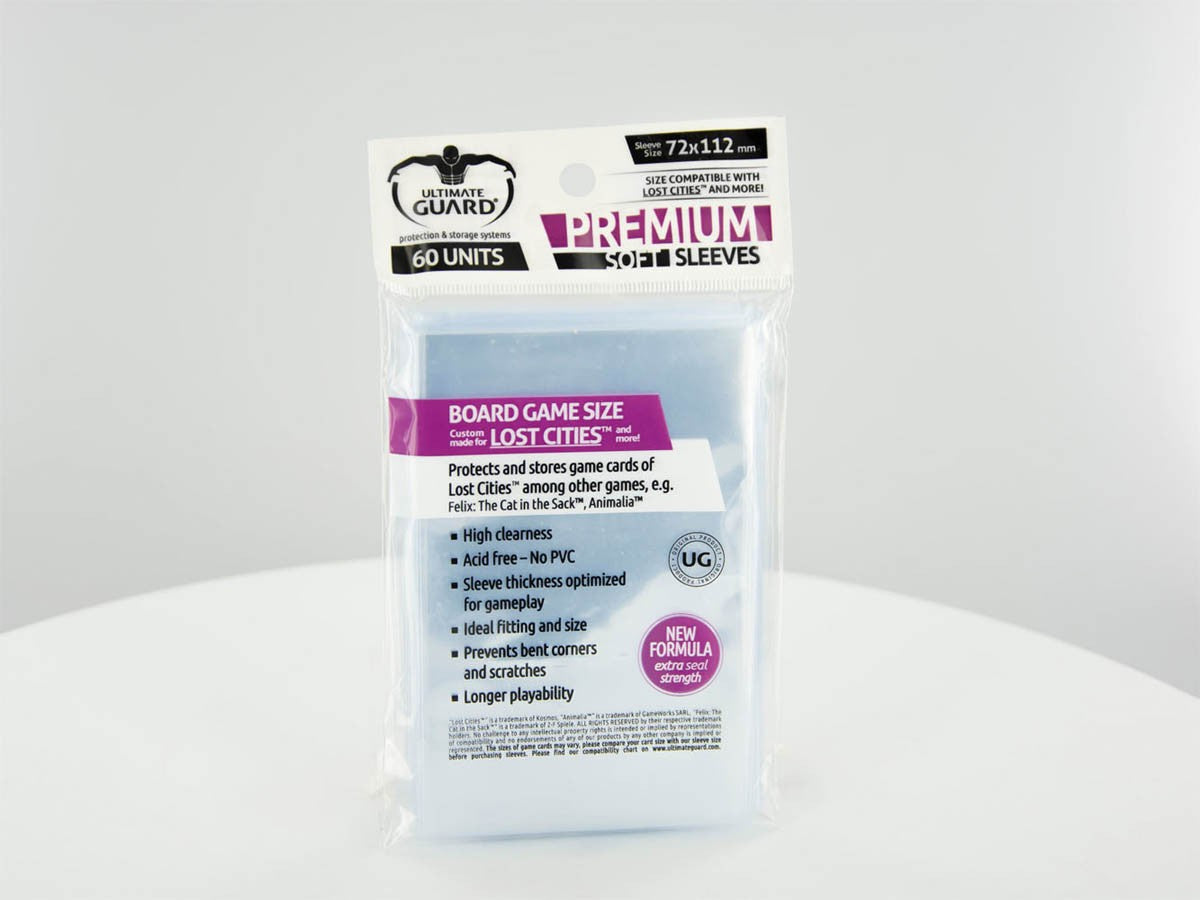 Ultimate Guard: Board Game Sleeves - Premium Soft - Lost Cities