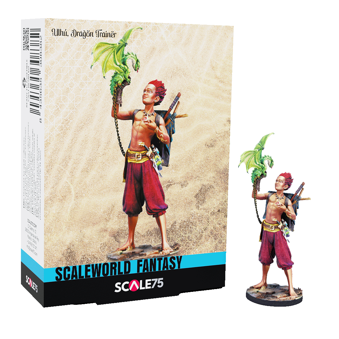 Scale 75 - Figures - Scale World Fantasy - Ulhú; Dragon Trainer  75mm