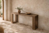 Harvest Console Table Reclaimed Elm