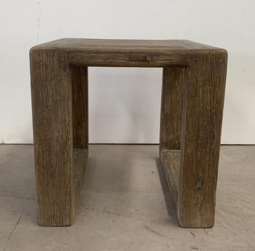 Harvest End Table Reclaimed Elm