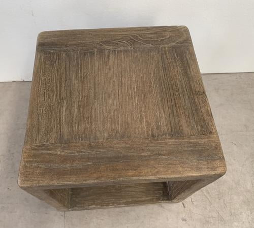 Harvest End Table Reclaimed Elm