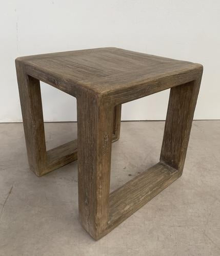 Harvest End Table Reclaimed Elm