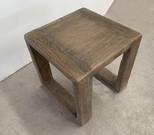 Harvest End Table Reclaimed Elm