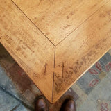 Bosquet Double Ext Dining Table Rustic Light