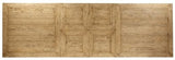 Bosquet Double Ext Dining Table Rustic Light