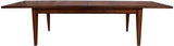 Bosquet Double Ext Dining Table Rustic Dark