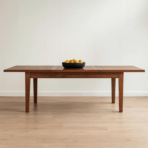 Bosquet Double Ext Dining Table Rustic Dark