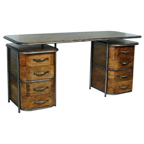 French Art Deco Desk Rustic