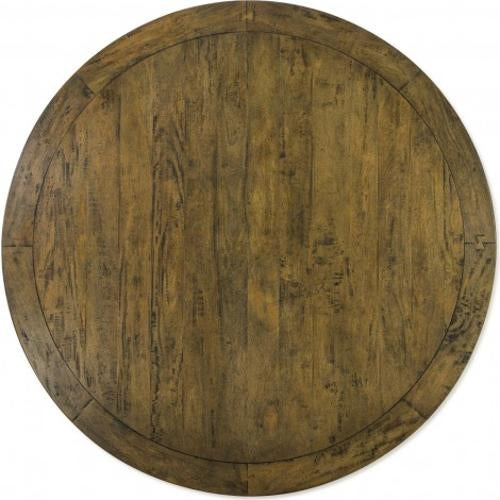 Bosquet Pedestal Round Dining Table Rustic Vintage