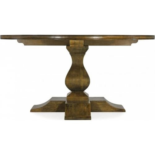 Bosquet Pedestal Round Dining Table Rustic Vintage