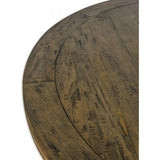 Bosquet Pedestal Round Dining Table Rustic Vintage