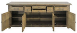 Bosquet 4 Door / 6 Drawer Buffet Mango Rustic Light