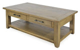 Bosquet Coffee Table with Drawers Mango Rustic Light