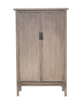 Lotus & Jade Tall 2 Door Cabinet Poplar