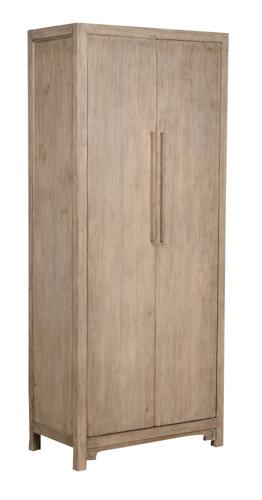 Lotus & Jade Tall 2 Door Cabinet Poplar 850x450x2000mm