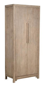 Lotus & Jade Tall 2 Door Cabinet Poplar 850x450x2000mm