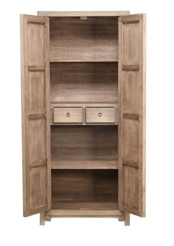 Lotus & Jade Tall 2 Door Cabinet Poplar 850x450x2000mm