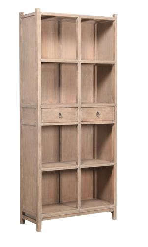 Lotus & Jade Tall Display Cabinet Reclaimed Pine