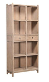 Lotus & Jade Tall Display Cabinet Reclaimed Pine