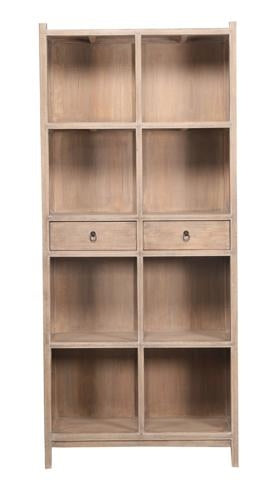 Lotus & Jade Tall Display Cabinet Reclaimed Pine