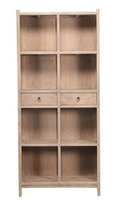 Lotus & Jade Tall Display Cabinet Reclaimed Pine