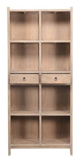 Lotus & Jade Tall Display Cabinet Reclaimed Pine