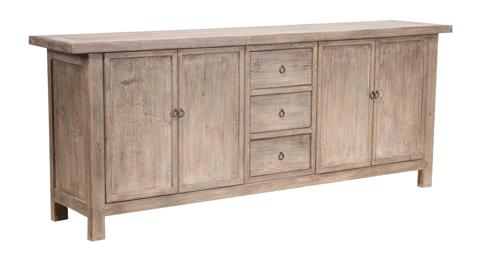 Lotus & Jade 4 Door 3 Drawer Buffet Reclaimed Pine