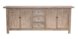 Lotus & Jade 4 Door 3 Drawer Buffet Reclaimed Pine