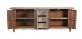 Lotus & Jade 4 Door 3 Drawer Buffet Reclaimed Pine