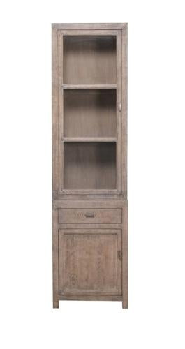 Lotus & Jade Tall Single Dresser Elm