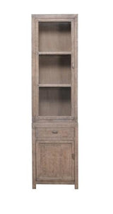 Lotus & Jade Tall Single Dresser Elm
