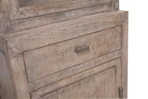 Lotus & Jade Tall Single Dresser Elm