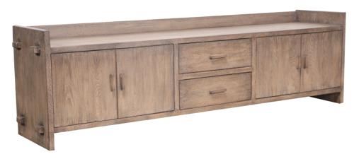 Lotus & Jade Entertainment Cabinet Ash Wood