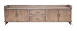 Lotus & Jade Entertainment Cabinet Ash Wood