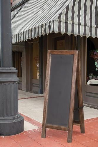 Heirloom Solid Teak Double Sided Black Board