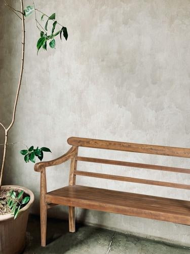 Solid Teak 3 Seater Bench