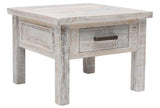 Barbados Whitewash Side Table