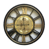 Round Gear Clock 800x800x95mm