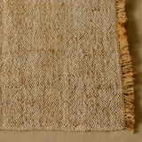 Akiiko Handwoven Olio Jute Rug with Fringes - Medium 2550x1330mm