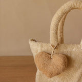 Akiiko Toffee Terry PUffy Heart Charm - Large
