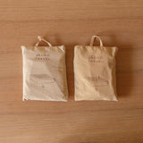 Akiiko Wheat Foldable Travel Box Pouch with Net - Small