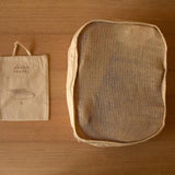 Akiiko Wheat Foldable Travel Box Pouch with Net - Large