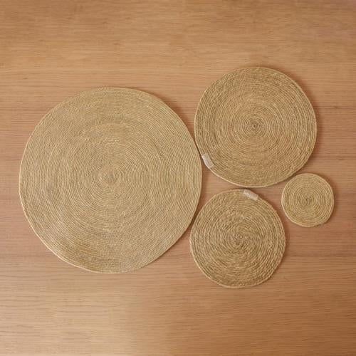 Akiiko Sabai Grass Circle Tea Mat
