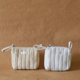 Akiiko Fyra Triangle Pouch - Butter - Small