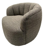 Milly Swivel Accent Chair Caramel & Black